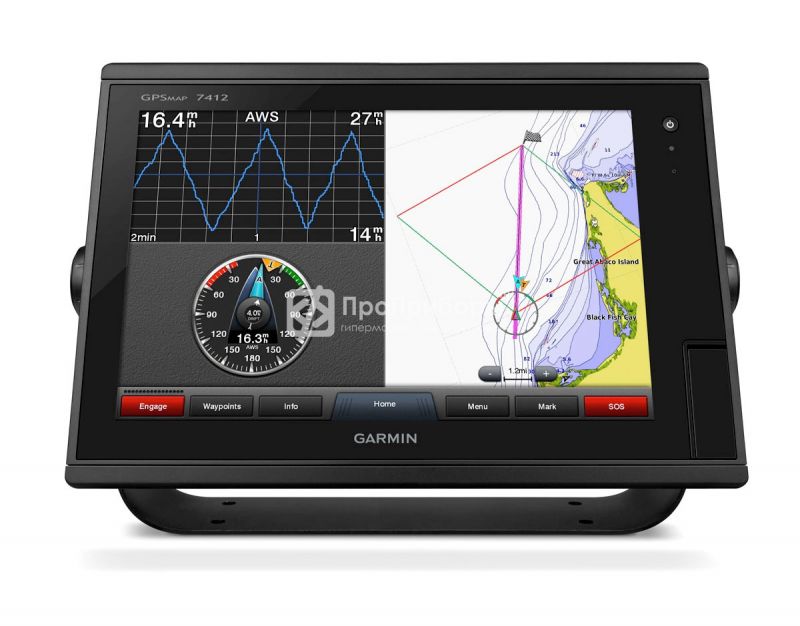 Garmin gpsmap 7412 j1939 12" touch screen